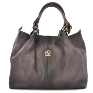 Collodi Woman Bag in cow leather - Bruce Grey