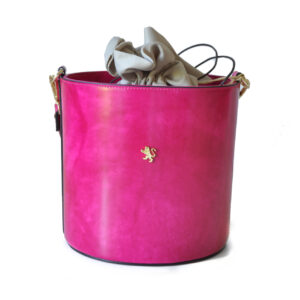 Cross-Body Bag Secchiello R335 in cow leather - Radica Fuchsia