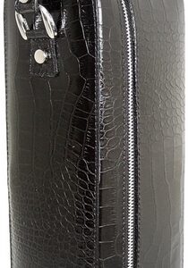 Bacco King Wine Case in cow leather - King Black