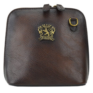 Cross-Body Bag Volterra Bruce in true leather - Bruce Coffee