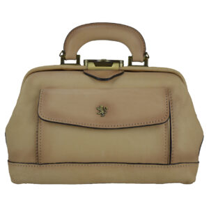 Doctor lady bag 562/P in cow leather - Doctor lady bag B562/P White
