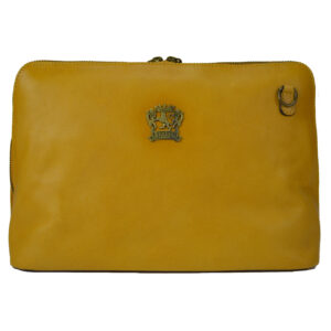 Panzano B258 Cross-Body Bag in cow leather - Panzano B258 Mustard