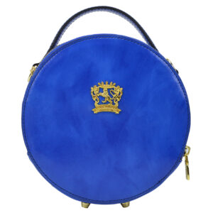 Troghi R188 Tote Bag in cow leather - Troghi R188 Electric Blue
