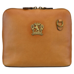 Cross-Body Bag Gran Volterra B467/G in true leather - Bruce Cognac